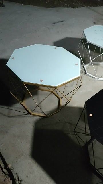 Bàn trà - Bàn kim cương - 45*60 kính cường lực