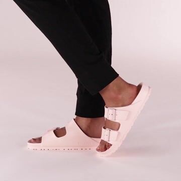 rose birkenstocks eva