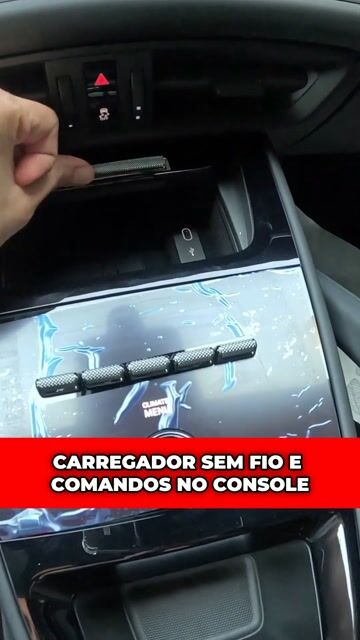 CARREGADOR SEM FIO E COMANDOS NO CONSOLE
