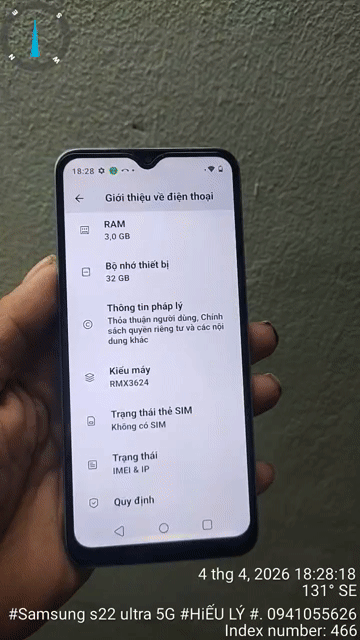 Realme C33 32GB Xanh Đã sử dụng. Mua bán Điện thoại tại Quận 12 Tp Hồ Chí Minh được đăng bởi Lý Thanh hieu hình 1