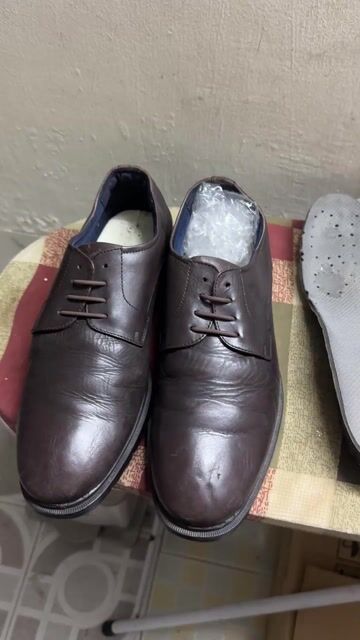 Giày tây nam Da thật Nâu Ấn Độ Đế đúc. Mua bán Giày dép tại Quận Bình Thuỷ Cần Thơ được đăng bởi Thầy Tiến 2hand hình 1