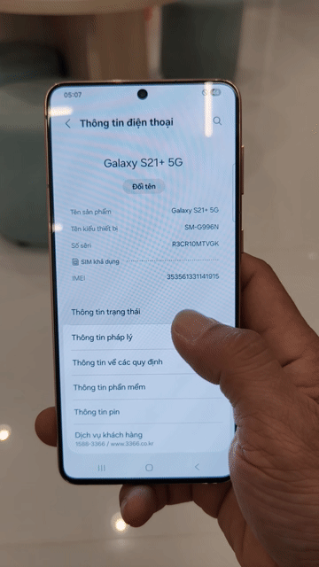 Samsung S21 Plus 5G 8GB/256GB Hàn Quốc Like New. Mua bán Điện thoại tại Thành phố Thủ Đức Tp Hồ Chí Minh được đăng bởi Tịnh Lưu Ly hình 1