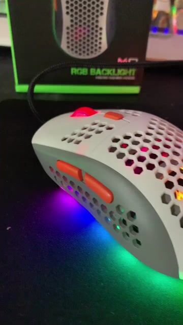 Chuột Ziyoulang M8 LED RGB Trắng Xám. Mua bán Phụ kiện (Màn hình, Chuột...) tại Quận Liên Chiểu Đà Nẵng được đăng bởi Shop thanh lý phụ kiện hình 1