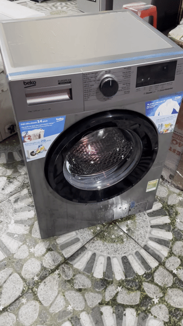 Máy giặt Beko 9kg Xám Inverter. Mua bán Máy giặt tại Huyện An Dương Hải Phòng được đăng bởi Phát Thanh Lý  hình 1