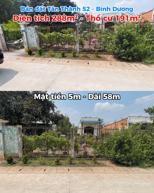 Mua bán Đất Huyện Bắc Tân Uyên Bình Dương diện tích 288.6 m² giá 3,076 tỷ