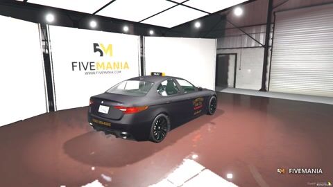 FIVEM Alfa Romeo Giulia | Realistic Taxi Sedan [Unbadged] Add-On | Custom Liveries | Working Lights | HQ Interior | Optimized | Fivem Ready | High Quality, video preview
