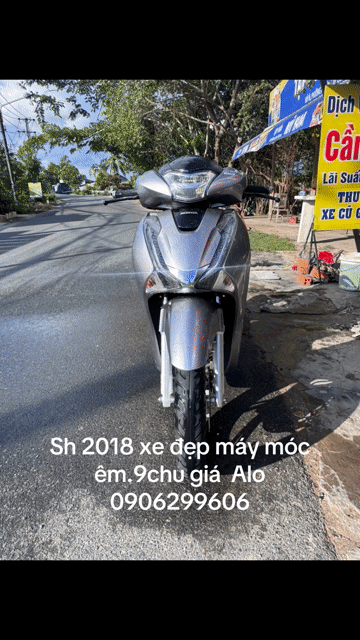 Honda SH 2018 Bạc. Mua bán Xe máy tại Huyện Phong Điền Cần Thơ được đăng bởi CHXM yến nhi hình 1