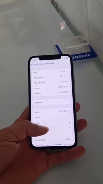 Apple iPhone X 64GB Trắng. Mua bán Điện thoại tại Huyện Ba Tri Bến Tre được đăng bởi Phố xa hình 1