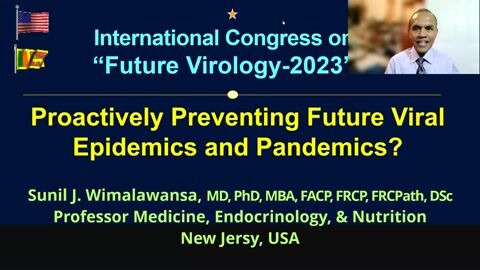 Preventing Future Viral Epidemics and Pandemics, Proactively