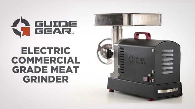 Avanti Gray Commercial/Residential Meat Grinder - Rugged Cast Metal  Construction, Powerful Motor, High Torque Gear Drive System in the Meat  Grinders department at