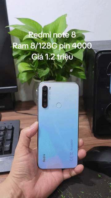 Redmi Note 8 4GB/64GB zin máy mượt  dùng tốt. Mua bán Điện thoại tại Quận Hà Đông Hà Nội được đăng bởi Shop Điện Thoại Cũ Zin hình 1