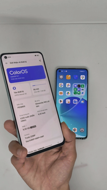 OPPO Reno6 5G 128GB Xanh Dimensity 900. Mua bán Điện thoại tại Quận Thanh Xuân Hà Nội được đăng bởi Đỗ Mạnh Nhuận hình 1