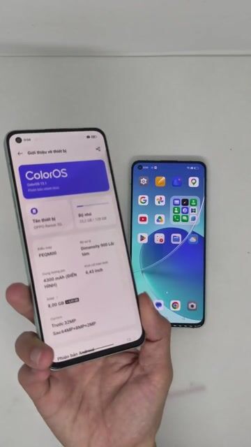 OPPO Reno6 5G 128GB Xanh Dimensity 900. Mua bán Điện thoại tại Quận Thanh Xuân Hà Nội được đăng bởi Đỗ Mạnh Nhuận hình 1