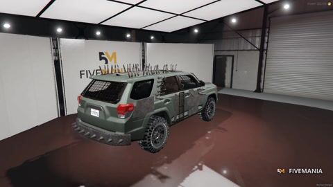 FIVEM Ares | Armored Off-Road SUV [Unbadged] Add-On | Custom Armor & Spikes | Add-On | Optimized | Fivem Ready | High Quality, video preview