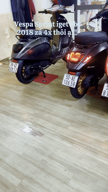Piaggio Vespa Sprint iGet ABS 2018 Xám 29000 km. Mua bán Xe máy tại Quận Gò Vấp Tp Hồ Chí Minh được đăng bởi Đoàn Việt hình 1