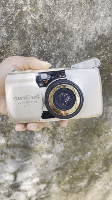 Máy ảnh phim Olympus mju zoom 105 deluxe. Mua bán Máy ảnh, Máy quay tại Thành phố Tam Kỳ Quảng Nam được đăng bởi Ngguyen Thi Thuy Tram hình 1