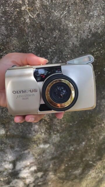 Máy ảnh phim Olympus mju zoom 105 deluxe. Mua bán Máy ảnh, Máy quay tại Thành phố Tam Kỳ Quảng Nam được đăng bởi Ngguyen Thi Thuy Tram hình 1