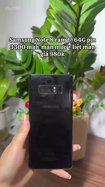 Samsung Note 8 64GB Đen . Mua bán Điện thoại tại Quận Hà Đông Hà Nội được đăng bởi Điện Thoại Cũ  hình 1