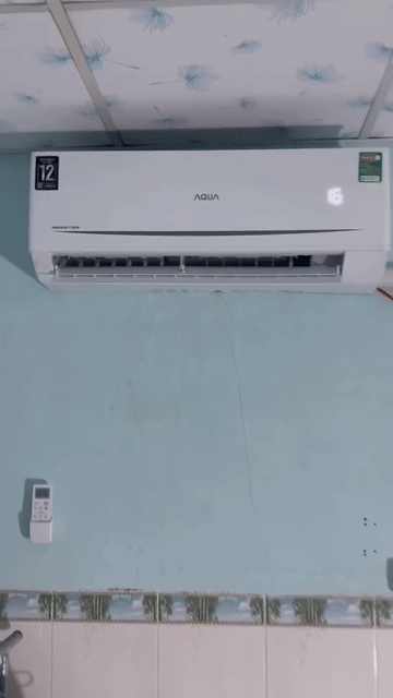 Máy lạnh Aqua 1.5HP inverter - Bán Góp Tại Nhà. Mua bán Máy lạnh, điều hoà tại Thị xã Tân Uyên Bình Dương được đăng bởi Ngọc Bích Điện Máy Trả Góp  hình 1