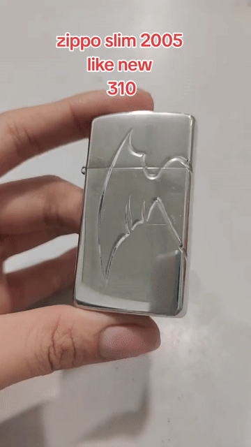 Bật lửa Zippo Slim Mạ bạc 2005. Mua bán Đồ sưu tầm, đồ cổ tại Quận 12 Tp Hồ Chí Minh được đăng bởi Mỹ Ngọc hình 1