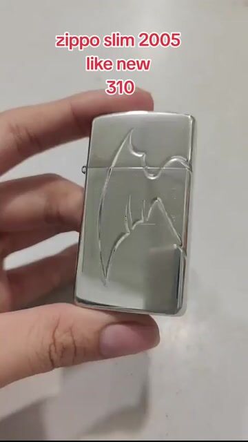 Bật lửa Zippo Slim Mạ bạc 2005. Mua bán Đồ sưu tầm, đồ cổ tại Quận 12 Tp Hồ Chí Minh được đăng bởi Mỹ Ngọc hình 1