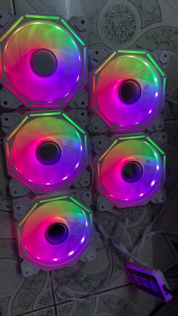 Quạt tản nhiệt RGB vô cực kèm hub remote. Mua bán Phụ kiện (Màn hình, Chuột...) tại Huyện Thống Nhất Đồng Nai được đăng bởi onkyo hình 1