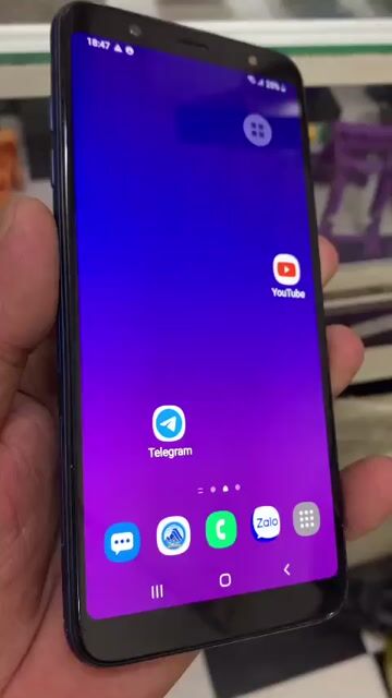 Samsung A6 Plus 32GB Xanh. Mua bán Điện thoại tại Quận Ninh Kiều Cần Thơ được đăng bởi RPhone hình 1