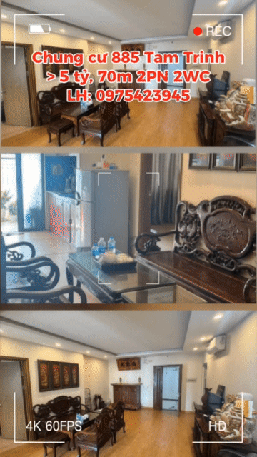 Mua bán Căn hộ Chung cư Quận Hoàng Mai Hà Nội diện tích 70 m² giá 5,65 tỷ