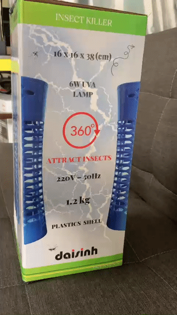 ĐÈN DIỆT MUỖI ĐẠI SINH DS-D6N. Mua bán Đèn tại Quận Gò Vấp Tp Hồ Chí Minh được đăng bởi Mr Khải hình 1