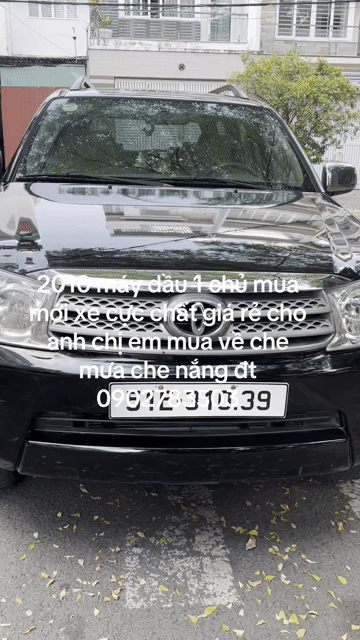 Toyota Fortuner 2010 Đen 154000 km bao tess hãng. Mua bán Ô tô tại Quận Bình Tân Tp Hồ Chí Minh được đăng bởi ô tô lên trần văn hình 1
