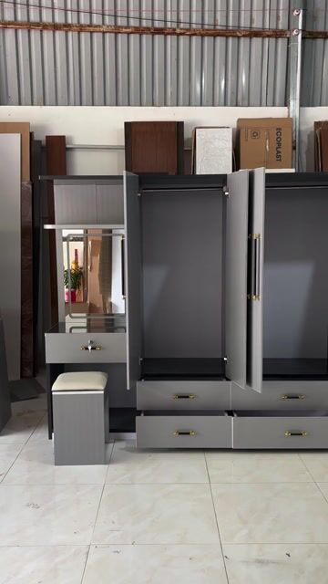 Tủ quần áo kèm bàn trang điểm ngang 2m. Mua bán Tủ, kệ gia đình tại Quận 1 Tp Hồ Chí Minh được đăng bởi Nội Thất Giá Xưởng hình 1