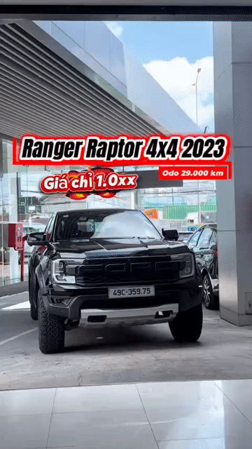 Ford Ranger Raptor 2023 Đen Siêu lướt 28.000 km. Mua bán Ô tô tại Quận 12 Tp Hồ Chí Minh được đăng bởi Gia Định Ford User Car hình 1