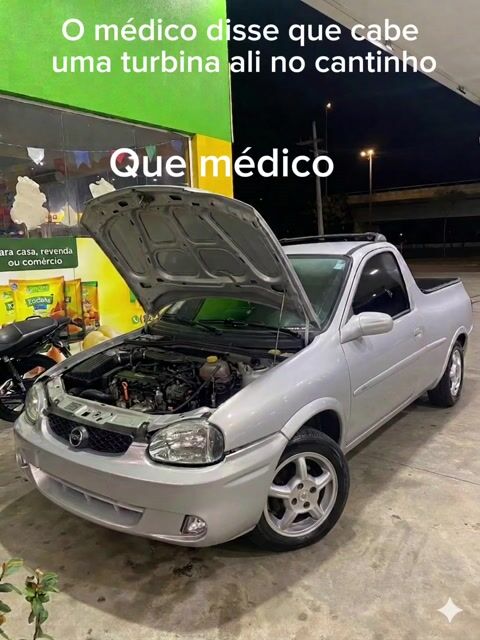 Doutor disse que cabe um turbo ali