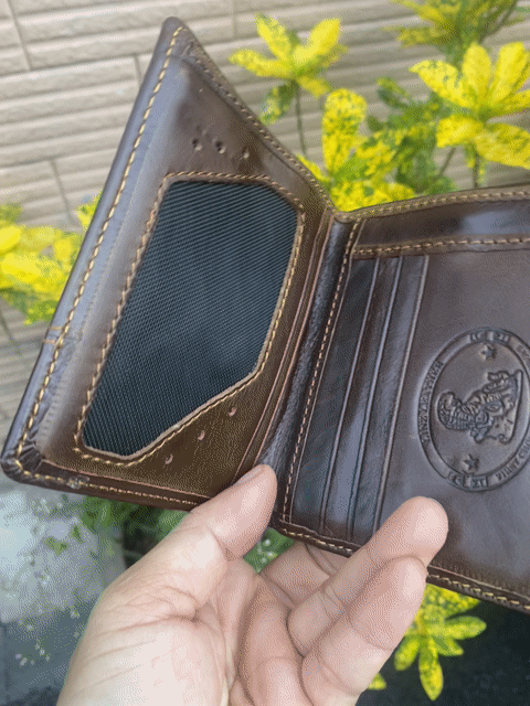 Ví da Linz Leather Nam Da Nâu. Mua bán Túi xách tại Quận 11 Tp Hồ Chí Minh được đăng bởi Shop Da Thật hình 1