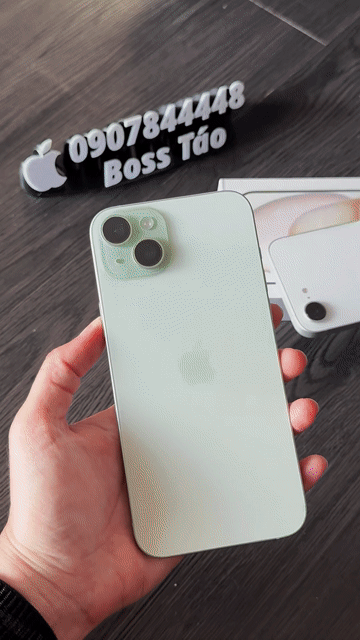 🌈 iPhone 15 Plus 256GB Xanh lá 🔋91% zin đẹp. Mua bán Điện thoại tại Thị xã Bến Cát Bình Dương được đăng bởi Boss Táo hình 1