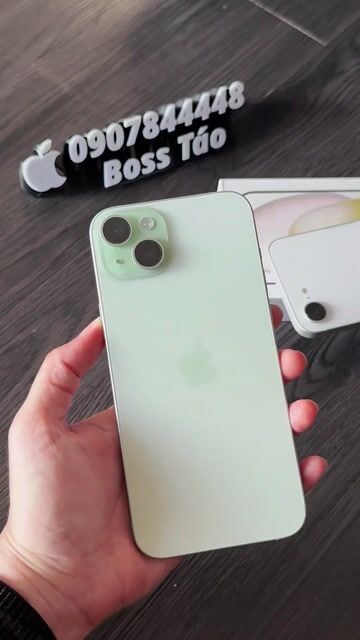🌈 iPhone 15 Plus 256GB Xanh lá 🔋91% zin đẹp. Mua bán Điện thoại tại Thị xã Bến Cát Bình Dương được đăng bởi Boss Táo hình 1