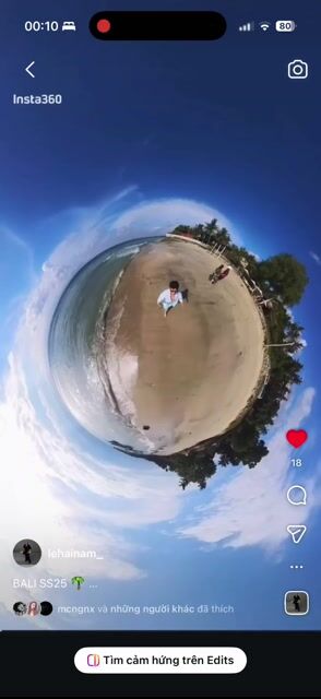 Camera hành động Insta360 X3 Đen cũ. Mua bán Máy ảnh, Máy quay tại Quận Hoàn Kiếm Hà Nội được đăng bởi Lê Hải Nam hình 1