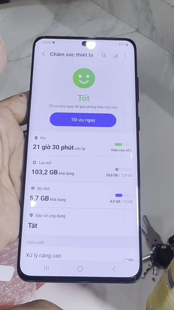 s20pluss đủ chức năng zin 12/128gb việt 2 sim. Mua bán Điện thoại tại Quận Long Biên Hà Nội được đăng bởi ĐIỆN THOẠI AK TẬN TÂM TRÁCH NHIỆM hình 1