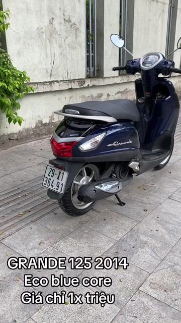 Yamaha Grande 2014 Eco Blue Core Xanh đen. Mua bán Xe máy tại Quận Đống Đa Hà Nội được đăng bởi XE MÁY LINH PHẠM hình 1