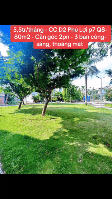 Cho thuê Căn hộ Chung cư Khu dân cư Phú Lợi Quận 8 Tp Hồ Chí Minh diện tích 80 m² giá 5,5 triệu/tháng