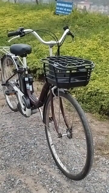 Xe đạp trợ lực Yamaha PAS Natura Nâu cà phê. Mua bán Xe đạp tại Quận Long Biên Hà Nội được đăng bởi Trần Nghi hình 1