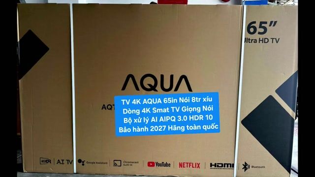 TV 4K AQUA 65P750 65in 4K Giọng Nói Bảo Hành 2027. Mua bán Tivi, Âm thanh tại Quận 8 Tp Hồ Chí Minh được đăng bởi Nguyen nguyen hình 1