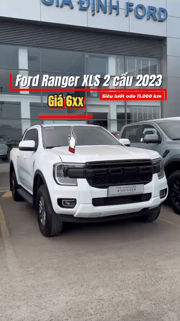 FORD RANGER XLS 4x4 AT 2023 TRẮNG - 11.000 km. Mua bán Ô tô tại Quận 12 Tp Hồ Chí Minh được đăng bởi Gia Định Ford User Car hình 1