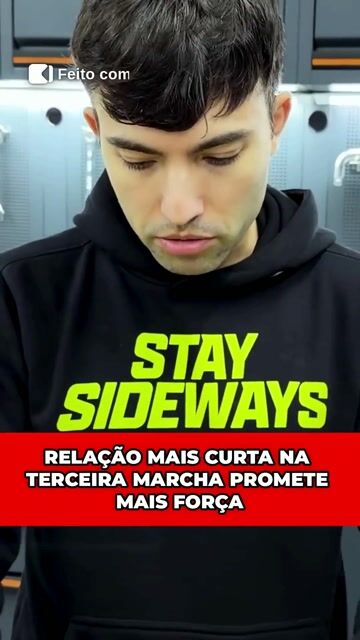 RELAÇÃO MAIS CURTA NA TERCEIRA MARCHA PROMETE MAIS FORÇA