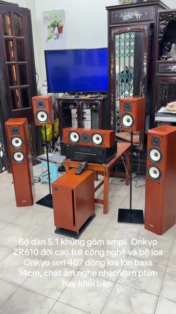 Dàn âm thanh Onkyo 5.1 loa cột khủng. Mua bán Tivi, Âm thanh tại Quận Đống Đa Hà Nội được đăng bởi Lại Văn Thắng hình 1