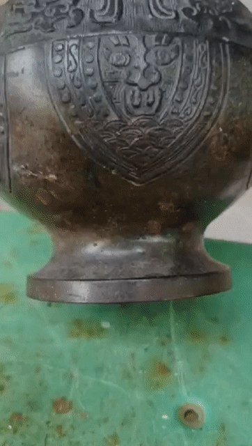 Bình Đồng Cổ Xưa Quý Hiếm. Mua bán Đồ sưu tầm, đồ cổ tại Huyện Diễn Châu Nghệ An được đăng bởi CAO VIET DUC hình 1