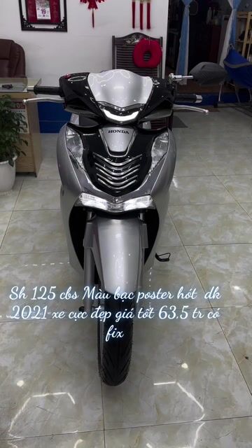 Honda SH 125 CBS 2021 Bạc. Mua bán Xe máy tại Thành phố Vũng Tàu Bà Rịa - Vũng Tàu được đăng bởi XE MÁY BẢO THANH  TPVŨNG TÀU hình 1