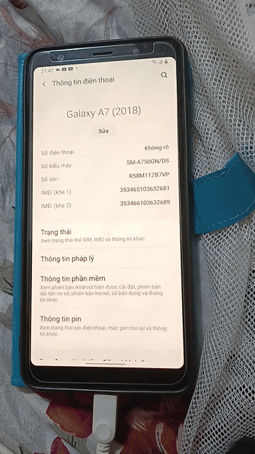 Samsung Galaxy A7 (2018). Mua bán Điện thoại tại Quận Ba Đình Hà Nội được đăng bởi vân anh  hình 1