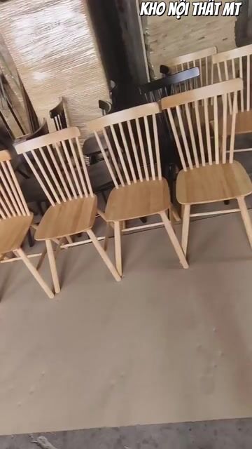 GHẾ ĂN 7 NAN, Đẹp, Giá Tốt. Mua bán Bàn ghế tại Quận Cẩm Lệ Đà Nẵng được đăng bởi Kho Nội Thất MT  hình 1