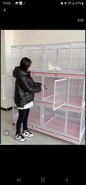 Chuồng thú cưng sàn nhựa có vách ngăn sang trọng. Mua bán Phụ kiện, Thức ăn, Dịch vụ tại Thành phố Thủ Đức Tp Hồ Chí Minh được đăng bởi Âu Minh Huy hình 1